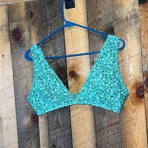 Beautiful floral bikini top